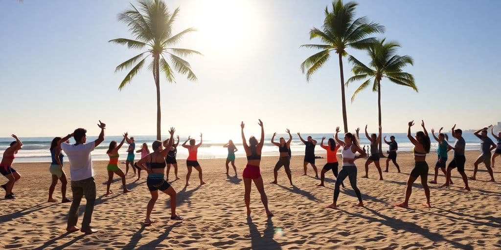 Beach Workout Classes in Cabo: Schedule