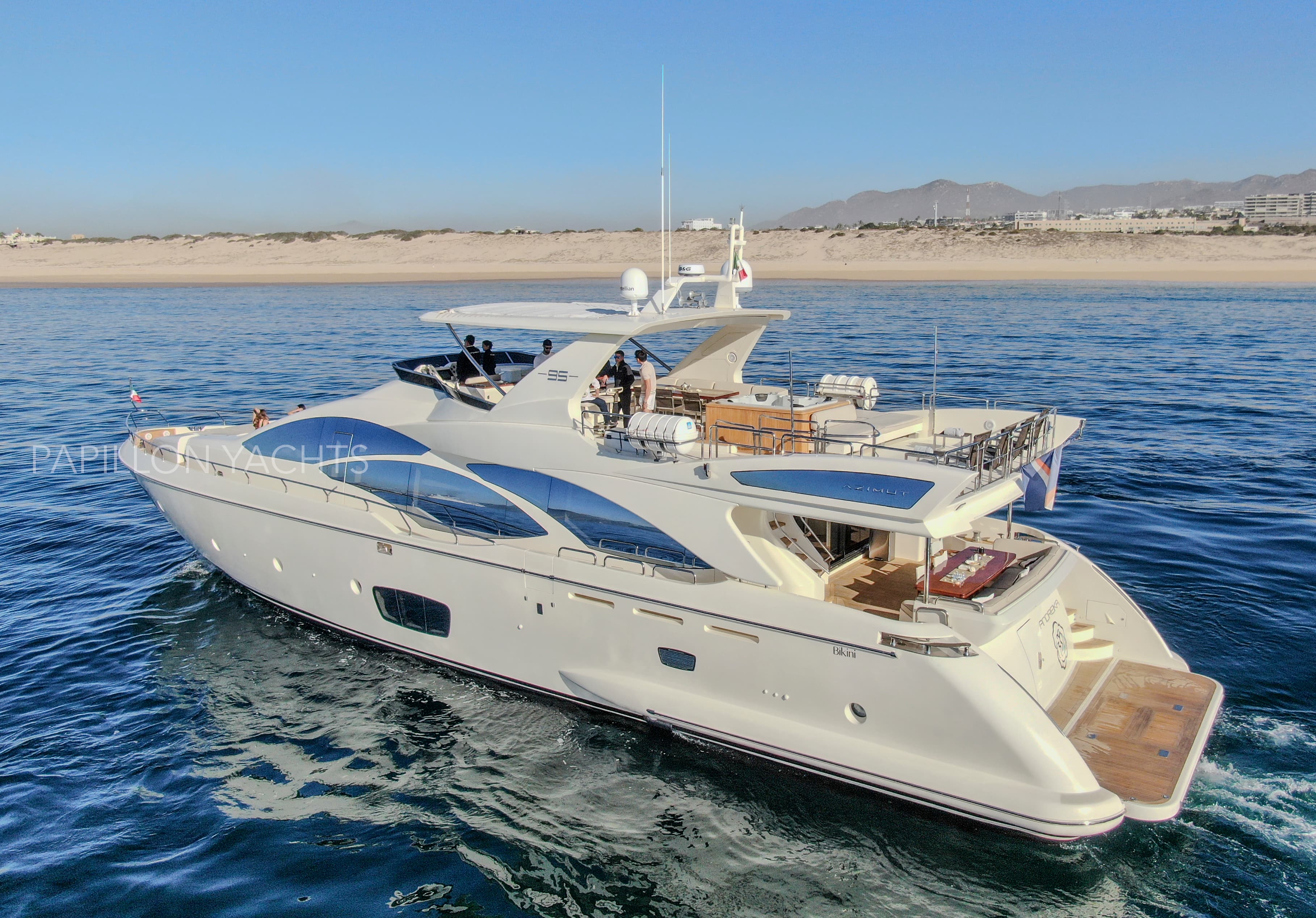 Azimut 95ft — yacht charter in Cabo San Lucas — photo 2
