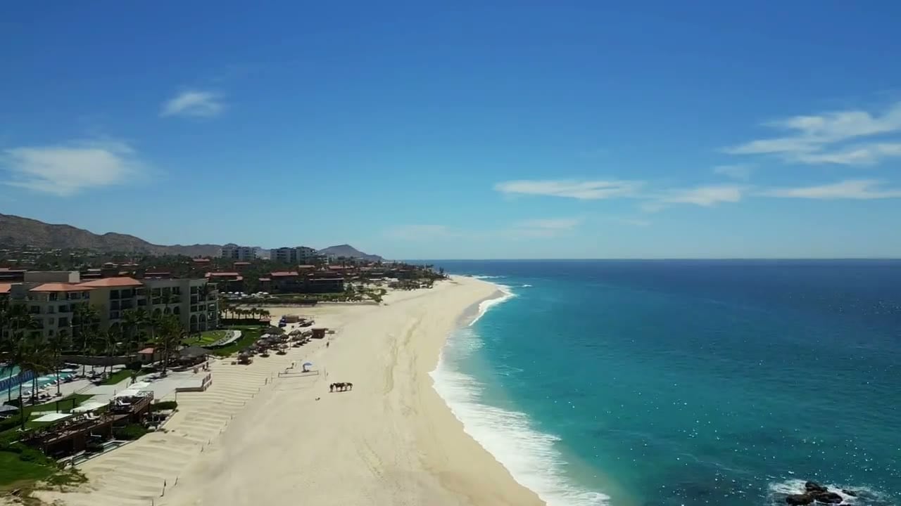 Aerial view of Cabo San Lucas coastline